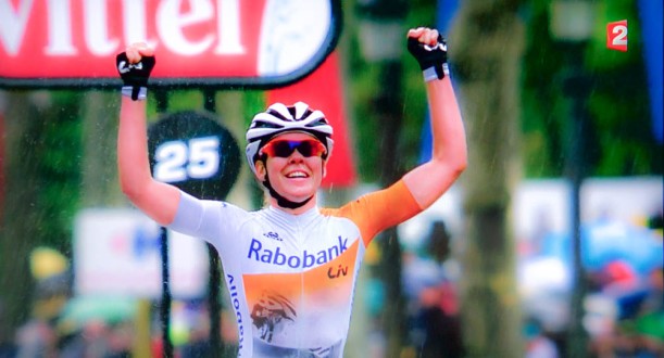 Anna van der Breggen wins rain-soaked La Course by Le Tour de France