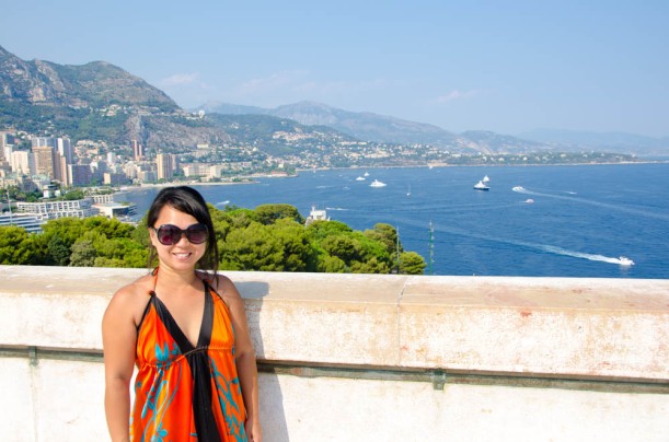 Overlooking the stunning Bay of Monaco.